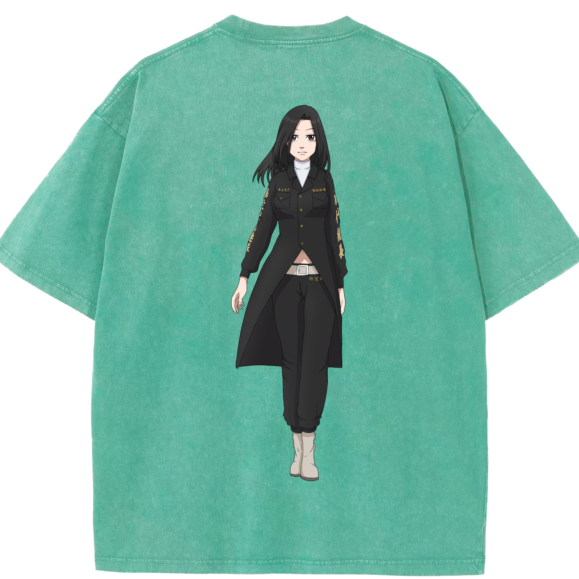 （画像用） 東京リベンジャーズ Tokyo Revengers 綿100% ヴィンテージ風 半袖Tシャツ（背面プリント）